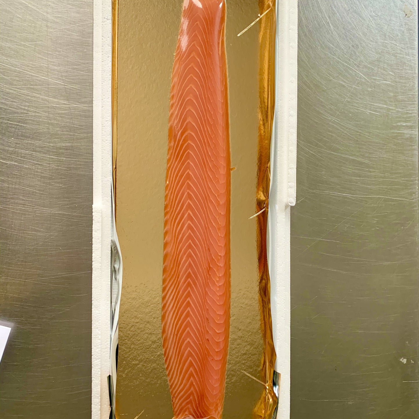 Premium schottischer Lachs Balyk-Cuts, kaltgeräuchert im Filet,  Balyk Filet Royal no•1